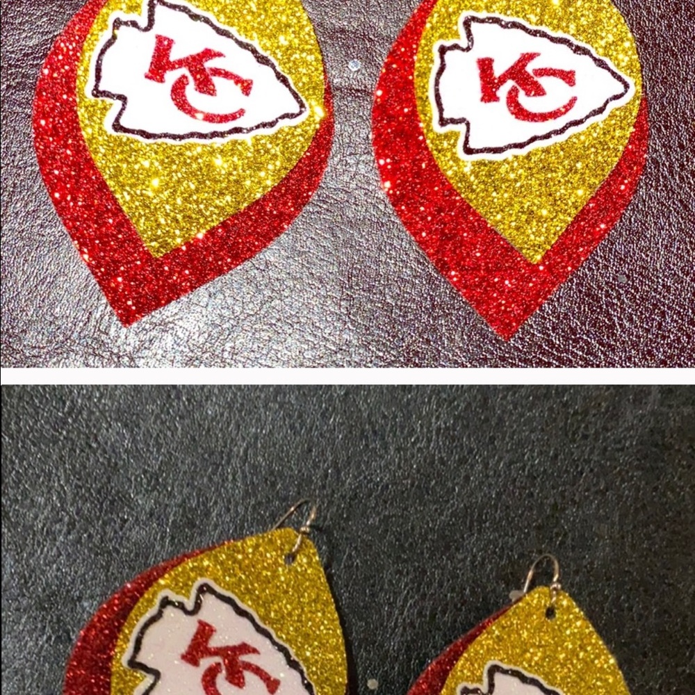 Chiefs earrings custom order